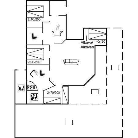 펜션 Holiday Aliisa - 400m From The Sea In Western Jutland By Interhome *